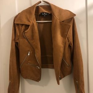 Lulu’s Brown Suede Moro Jacket
